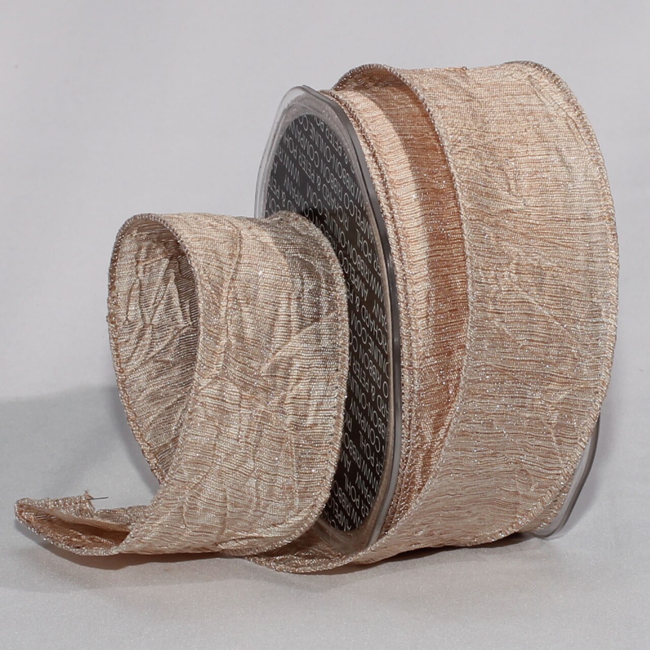 The Ribbon People Creamy Ivory Silky Wired Craft Ribbon 1.5" x 44 Yards